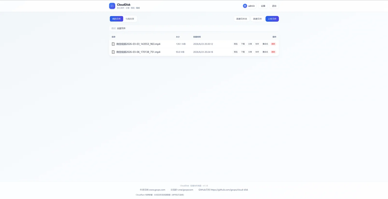 文件列表